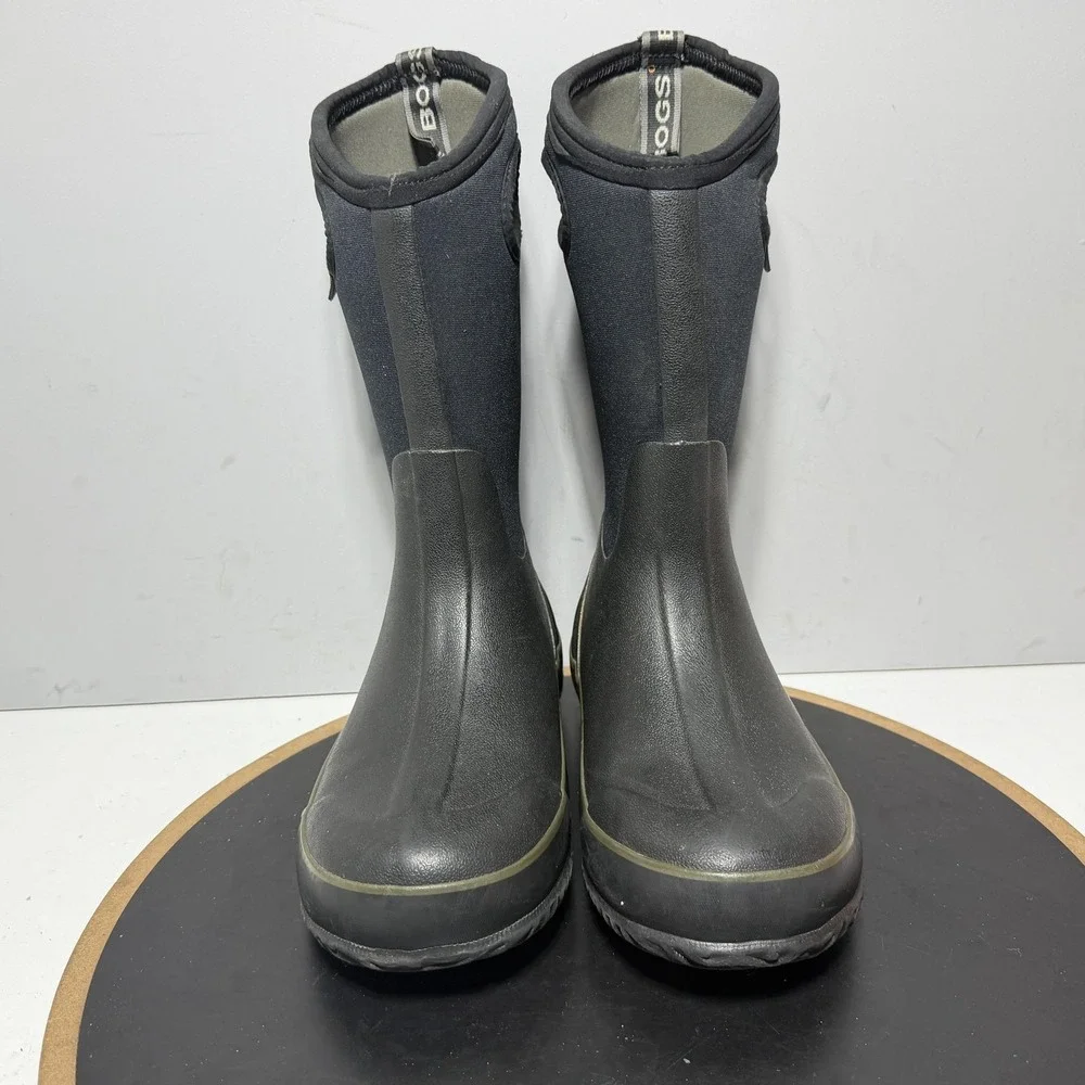 Bogs Classic High Boots Youth Size 4 Black Waterproof Insulated Winter Snow